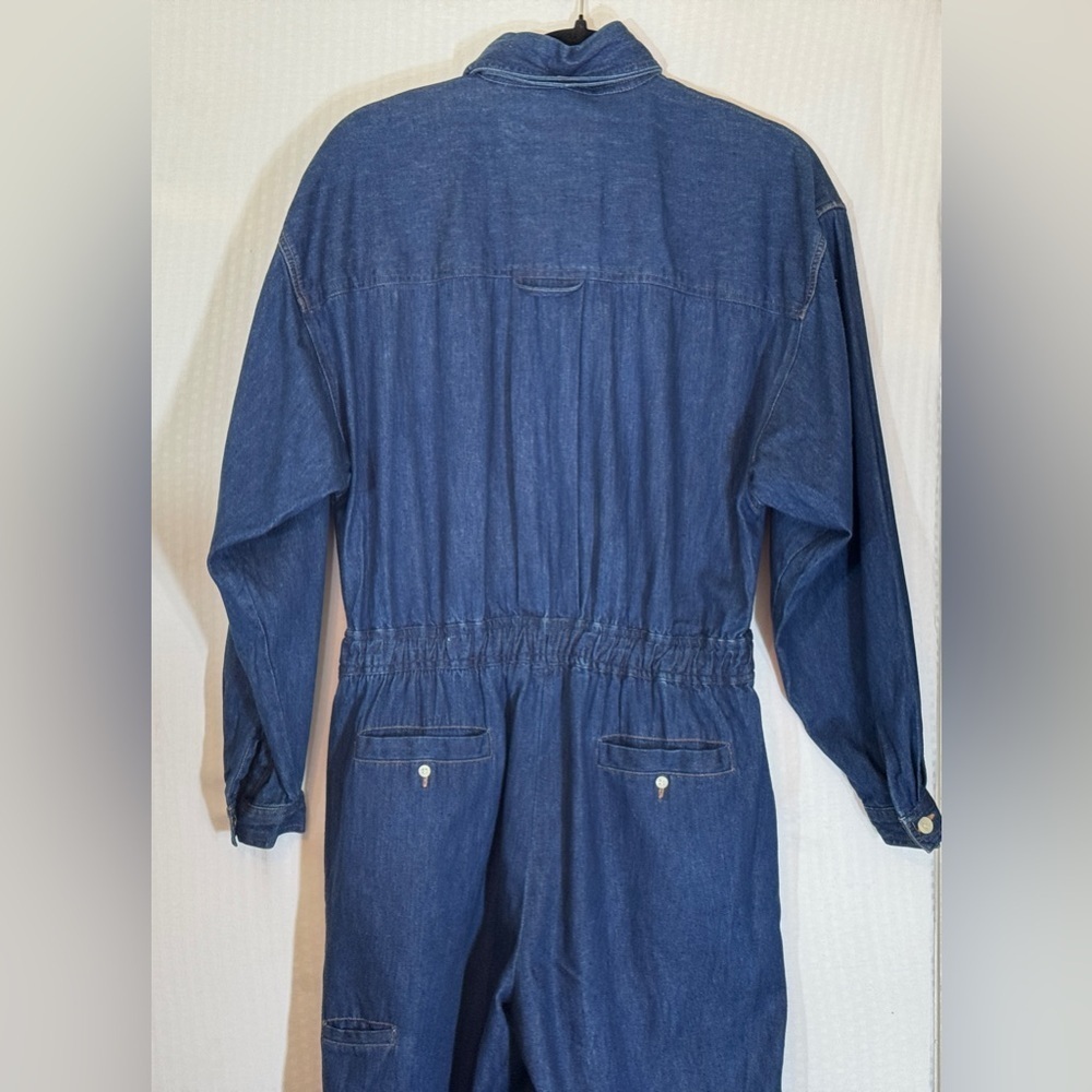 Vintage 80s/90s Perry Ellis America x Levi Strauss Denim Jumpsuit (S) - Picture 13 of 16